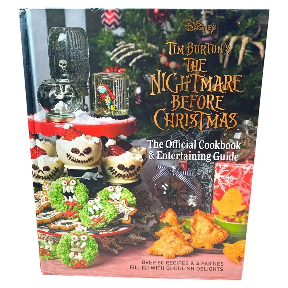 Tim Burtons the nightmare before christmas cookbook 2021 Disney 4th printing